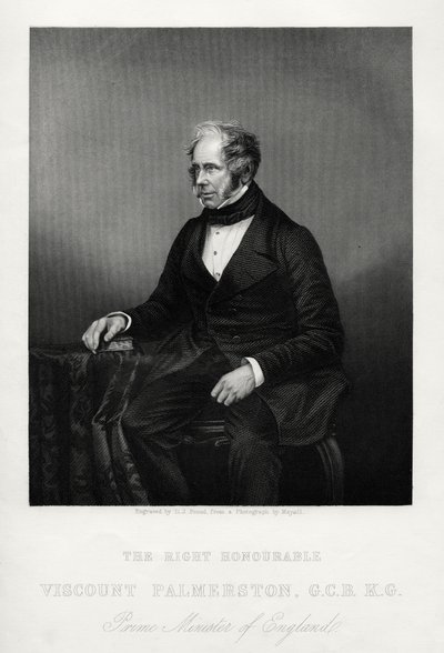 Henry John Temple, 3. vikomt Palmerston, britský státník, c1880 od Daniel John Pound