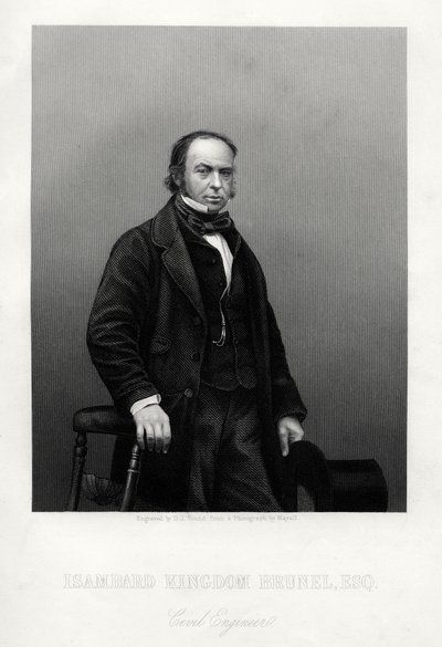 Isambard Kingdom Brunel, britský inženýr, c1880. od Daniel John Pound