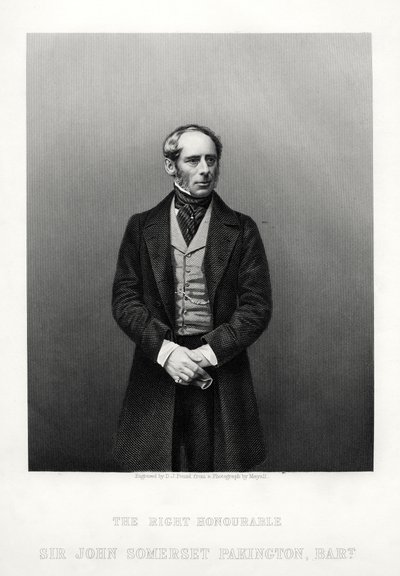 John Somerset Pakington, 1. baron Hampton, anglický politik, c1880. od Daniel John Pound