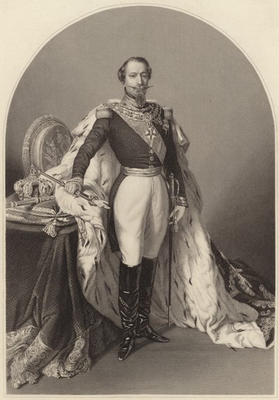 Louis-Napoleon Bonaparte (rytina) od Daniel John. Pound