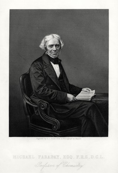 Michael Faraday, britský vědec, c1880 od Daniel John Pound
