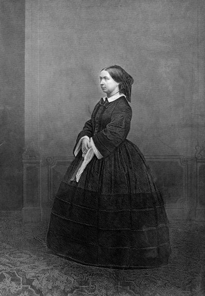 Královna Viktorie, c1860. od Daniel John Pound