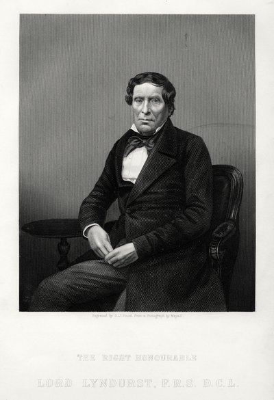 Ctihodný John Singleton Copley, lord kancléř a politik, c1880 od Daniel John Pound
