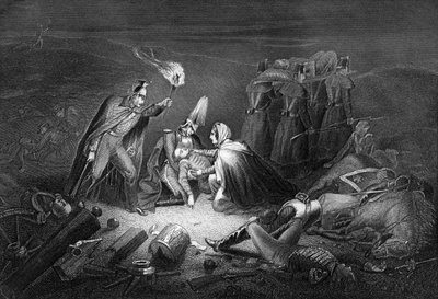 Bojiště Alma, noc po bitvě, 1854 1857. od Daniel John Pound