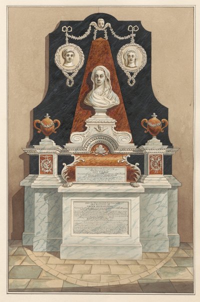 Památník Ann Tolsonové také Calebu Cotesworthovi a Susannah, jeho manželce z Isleworth Church od Daniel Lysons