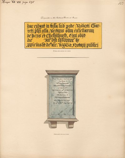 Památník pana Charlese a paní Anne Yarwoodových z Hayes Church od Daniel Lysons