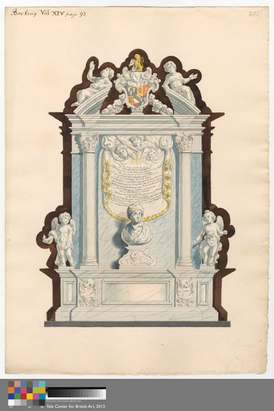 Památník Orlando Humphreys z Barking Church od Daniel Lysons