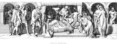 Smrt Edwarda Vyznavače, 1042 1866 od Daniel Maclise