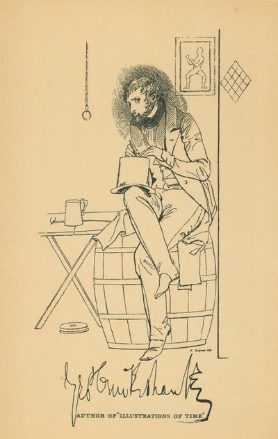 George Cruikshank od Daniel Maclise