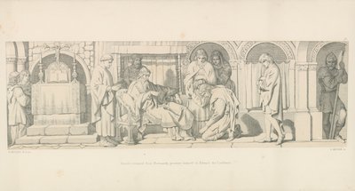 Harold, který se vrátil z Normandie, se představuje Edwardu Vyznavači od Daniel Maclise