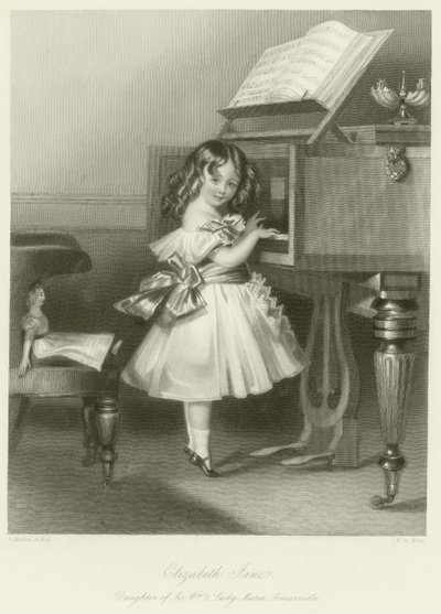 Lady Elizabeth Jane Somerville od Daniel Maclise