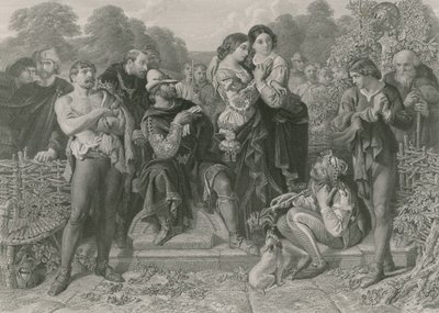 Orlando a zápasník, jak se vám líbí od Daniel Maclise