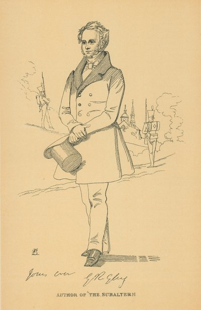 Rev George Robert Gleig od Daniel Maclise