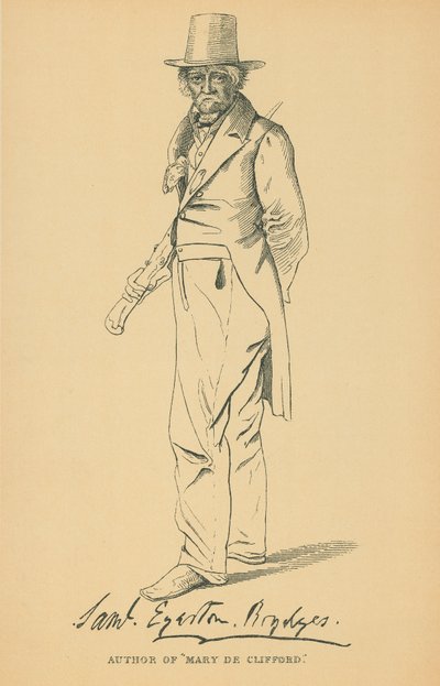Sir Egerton Brydges od Daniel Maclise