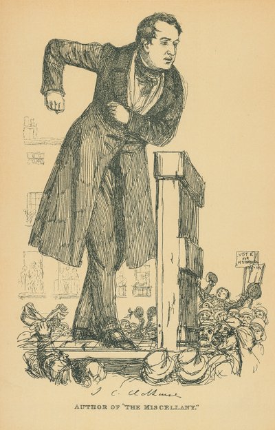 Sir John C Hobhouse od Daniel Maclise