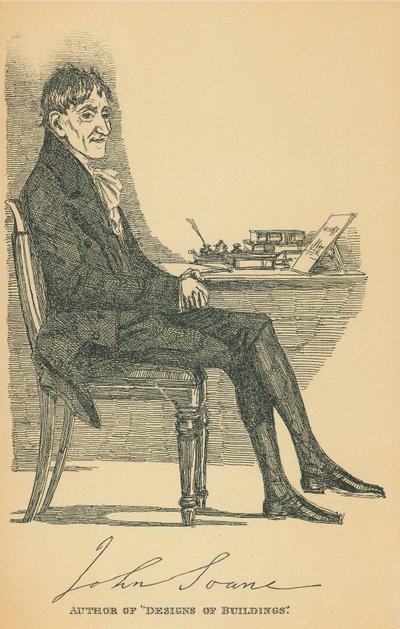 Sir John Soane od Daniel Maclise
