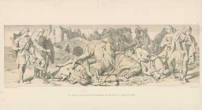 Smrt Tostiga a Harolda Hardrady po bitvě u Stamford Bridge od Daniel Maclise