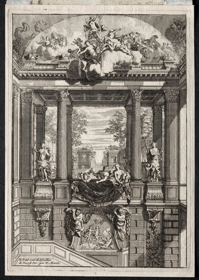 Schodiště v paláci Voorst v Holandsku od Daniel Marot