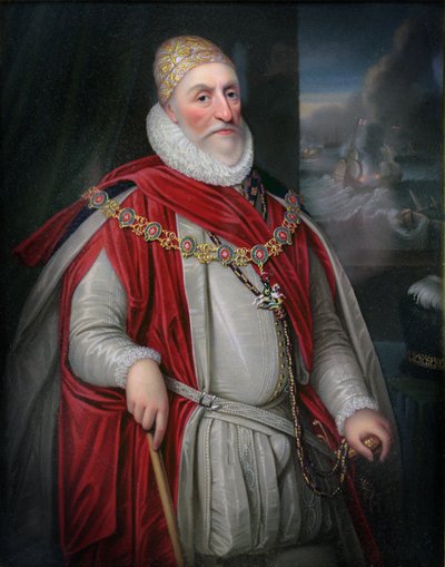 2. lord Howard z Effinghamu od Daniel Mytens