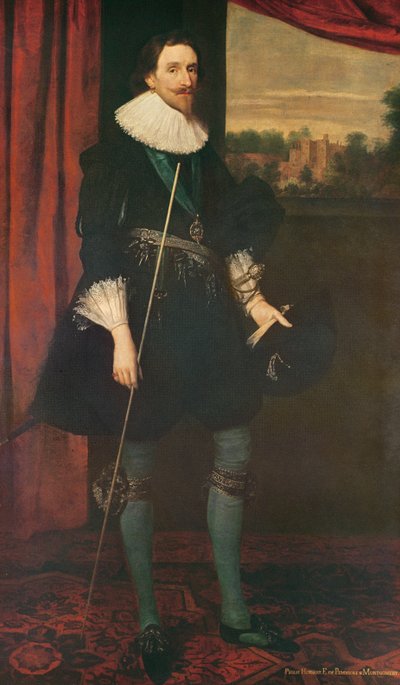 Philip, 4. hrabě z Pembroke od Daniel Mytens