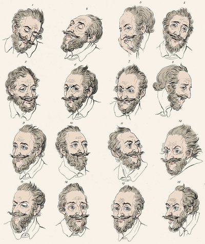 Francouzský král Jindřich IV. (1553-1610) v „“ Esejích o fyziognomii, navržených tak, aby podporovaly poznání a lásku lidstva““ John Caspar LAVATER - Rytina podle Daniela Chodowieckého od Daniel Nikolaus (after) Chodowiecki