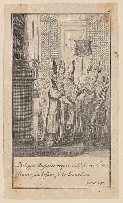 Tabule 10 k dílu „Histoire de Croisades“ od Joh. Christopha Mayera od Daniel Nikolaus Chodowiecki