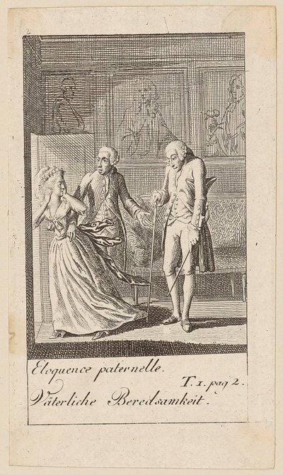 List 2 k „Karoline von Lichfield“ od Daniel Nikolaus Chodowiecki
