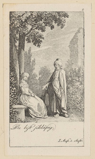 Tabule 2 k Shakespearově "Bouři" od Daniel Nikolaus Chodowiecki