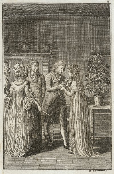 Ilustrace pro „Beckerův almanach pro rok 1800“ od Daniel Nikolaus Chodowiecki