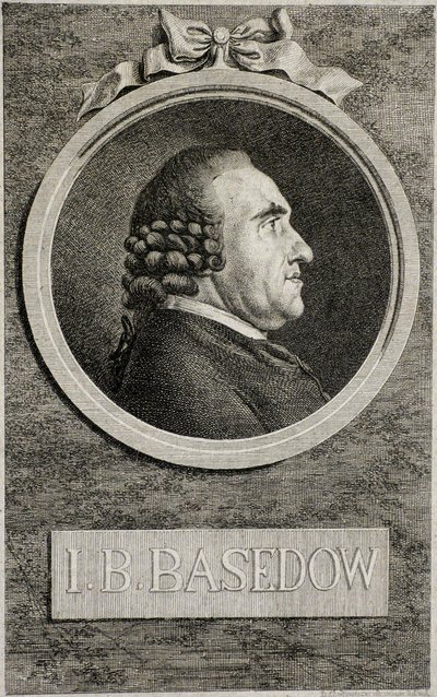 Johann Bernhard Basedow 1724-1790, 1773 od Daniel Nikolaus Chodowiecki