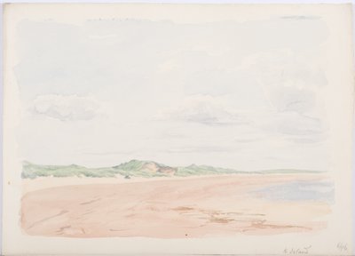 Svatý ostrov, 1896 (tužka a wc na papíře) od Daniel Oliver