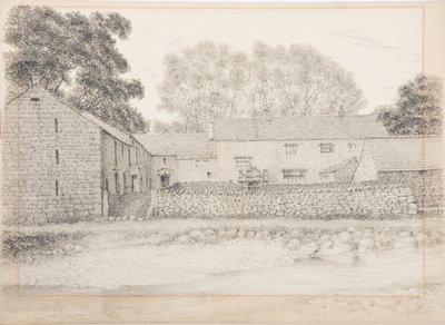 Merton Hall, Appleby, kolem roku 1916 (uhl a tužka na kartě) od Daniel Oliver