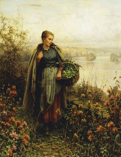 Ranní pohoda, od Daniel Ridgway Knight