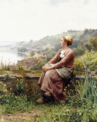 Snění, od Daniel Ridgway Knight
