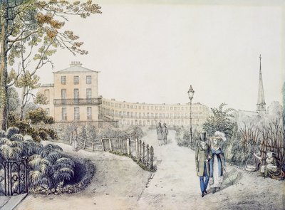 The Crescent, Cheltenham, 1821 od Daniel Thomas Egerton