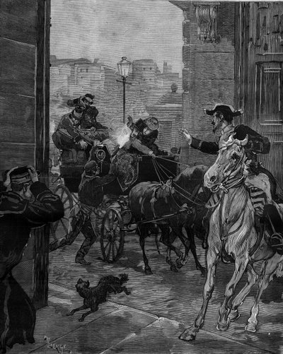 Pokus o atentát na krále Alfonse XII. (1857-1885), 30. prosince od Daniel Urrabieta Vierge
