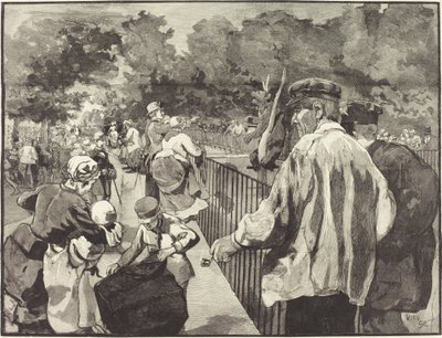 V Jardin des Plantes, 1889. od Daniel Urrabieta Vierge