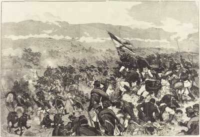 Bitva u Plevny. 30. července, Útok na výšiny..., 18831890. od Daniel Urrabieta Vierge