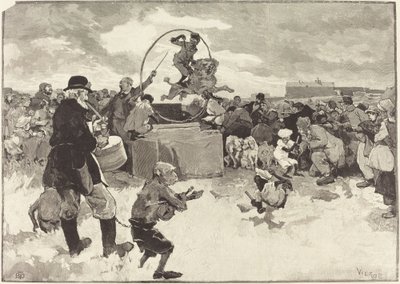 Učení psi, 1883. od Daniel Urrabieta Vierge
