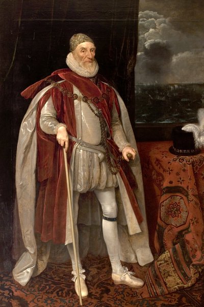 Lord Howard z Effinghamu, 17. století od Daniel Mytens
