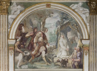 Setkání svatého Hugha s Rogerem z Kalábrie, 1629 od Daniele Crespi