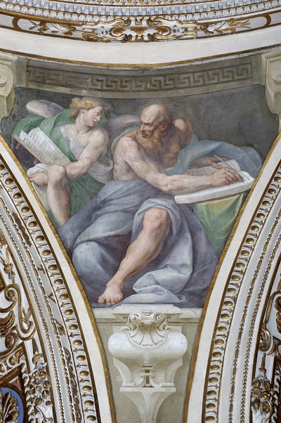 Svatý Matěj (freska) od Daniele Crespi