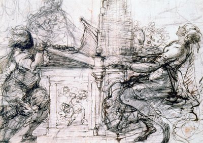 Svatá Cecile nebo Cecilia, c1598-1630 od Daniele Crespi