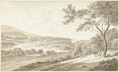 Pohled na Palestrinu, při pohledu z Villa Adriana od Daniël Dupré