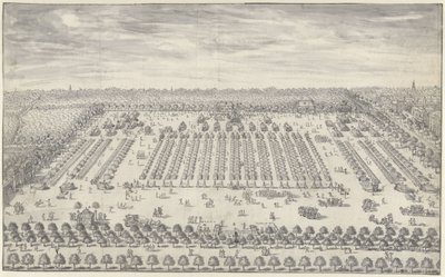 Tábořiště poblíž Haagu, 1742 od Daniël Marot (II)