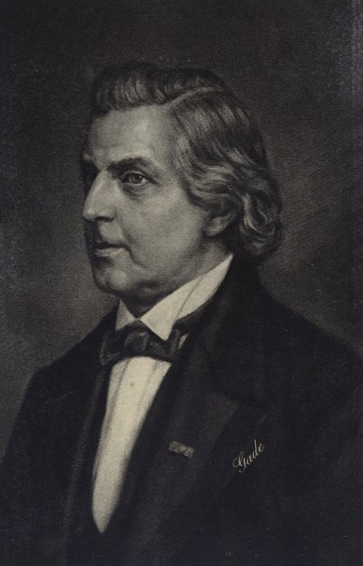 Niels Wilhelm Gade , dánský skladatel, dirigent, houslista, varhaník a pedagog (1817-1890) od Danish School