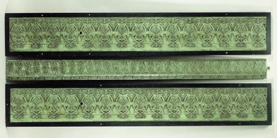 Tři vlysové panely, 1895-1896 od Dankmar Adler