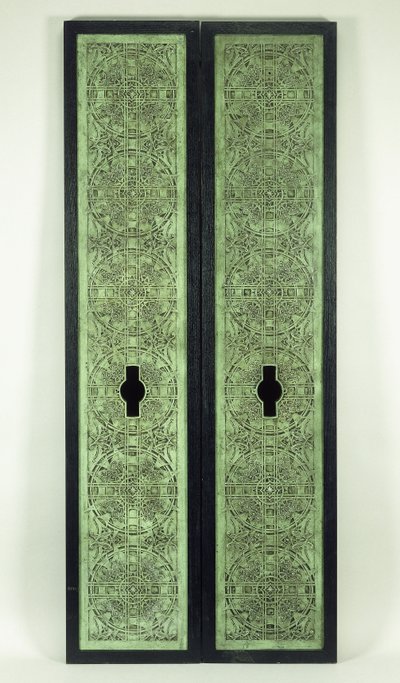 Dva výtahové panely, 1894-1895 od Dankmar Adler