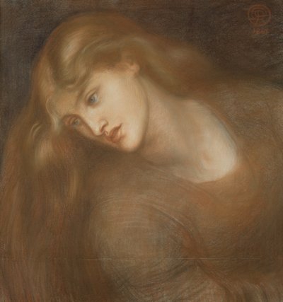 Medusa kůže od Dante Gabriel Charles Rossetti