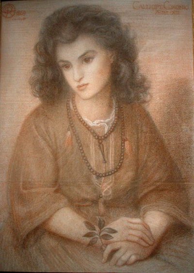 Calliope od Dante Gabriel Charles Rossetti